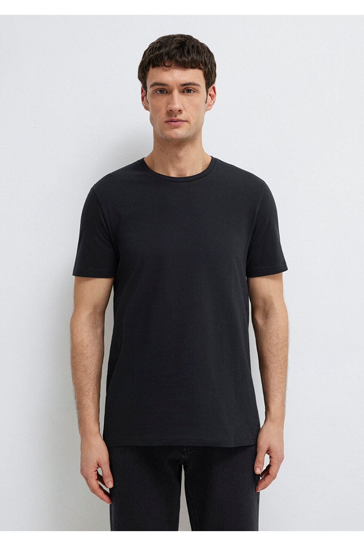 Mavi Siyah Basic Tişört Slim Fit / Dar Kesim 065574-900 görsel 3