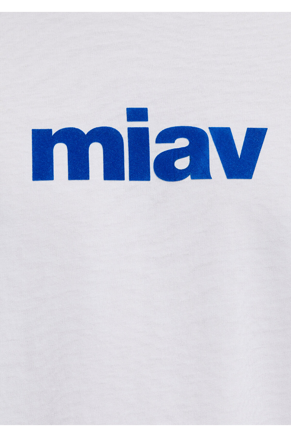 Mavi Miav Baskılı Beyaz Tişört Regular Fit / Normal Kesim 067153-620 görsel 7