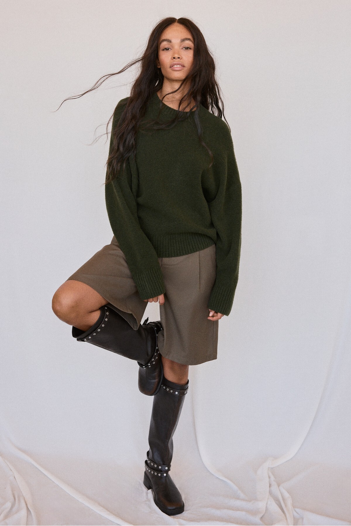 Stradivarius Yumuşak dokulu basic triko kazak