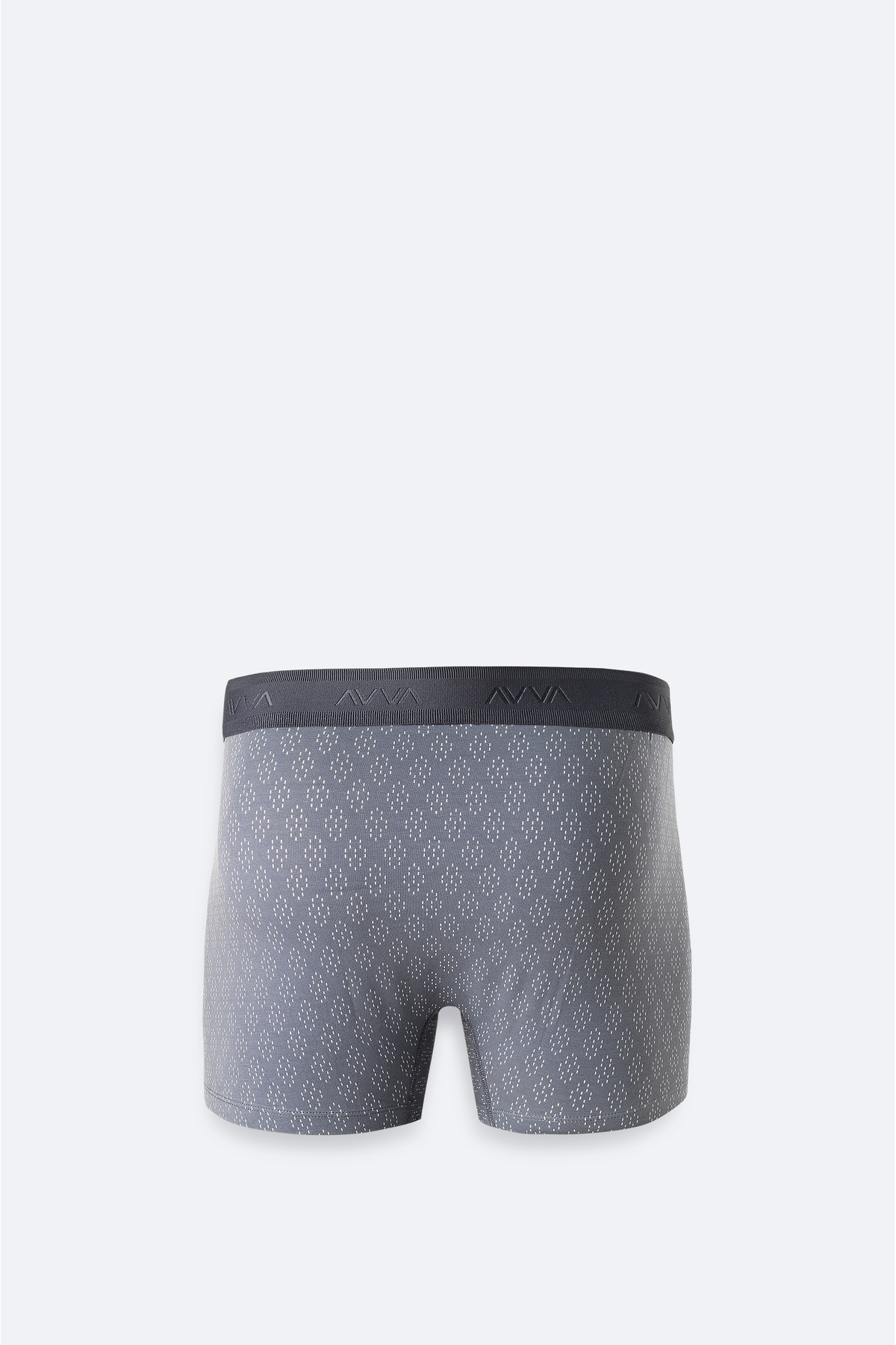 Avva Erkek Gri Desenli Tekli Regular Fit Boxer A61Y9505 görsel 2