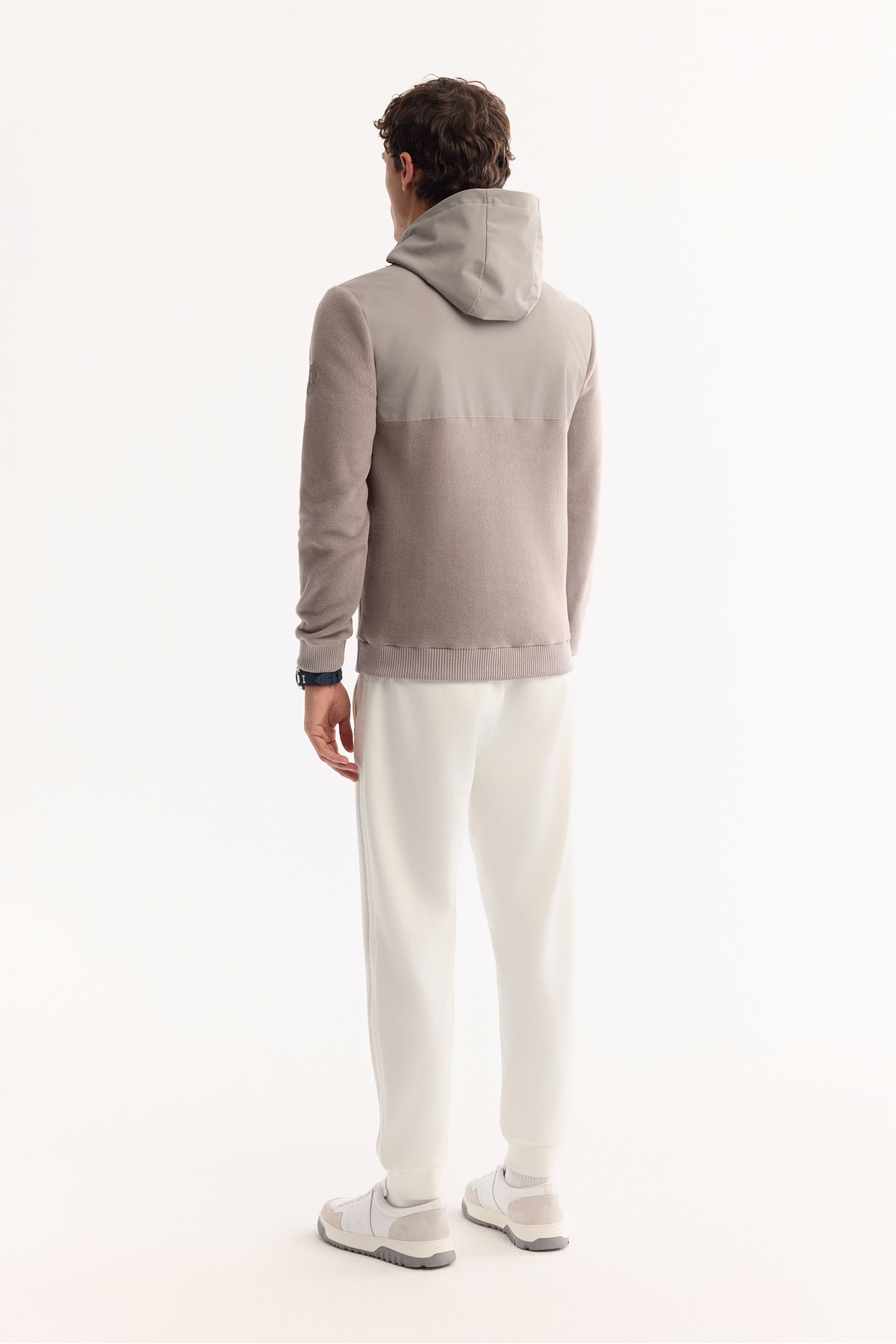 Avva Erkek Gri Kapüşonlu Soft Touch Polar Regular Fit Sweatshirt A52Y1268 görsel 6