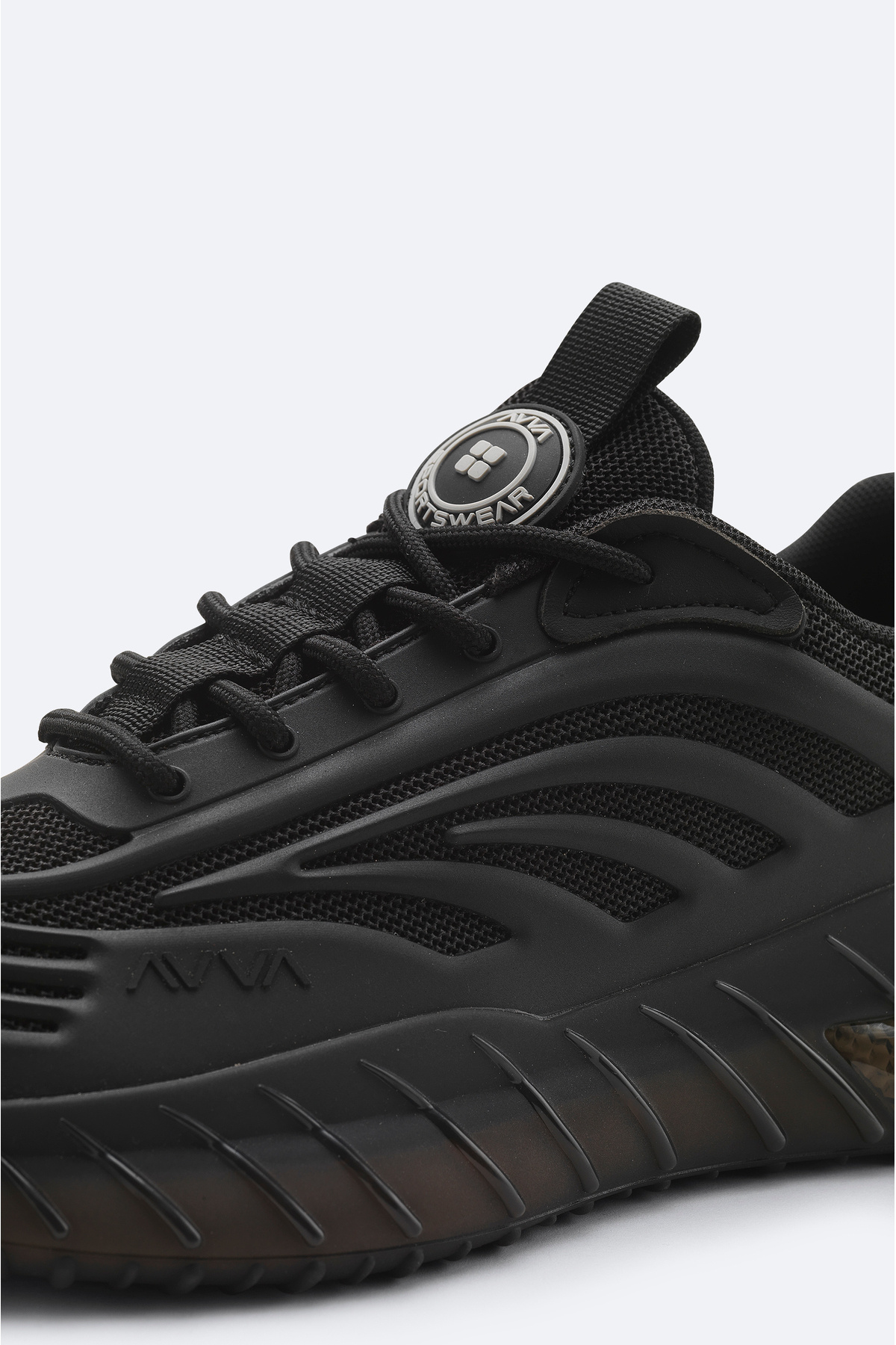 Avva Erkek Siyah Nefes Alan Hafif Sneaker Ayakkabı A51Y8010 görsel 3