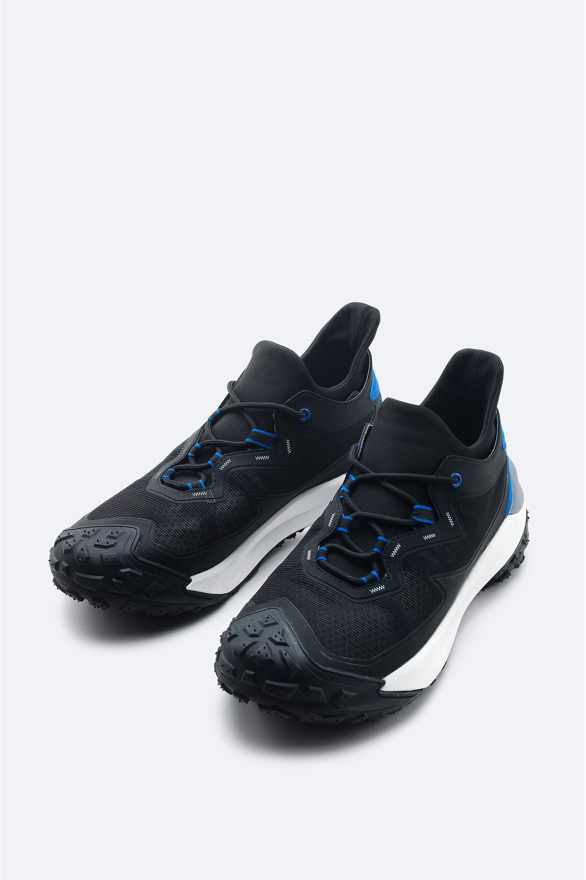 Avva Erkek Siyah %100 Kauçuk Taban Su İtici Sneaker Ayakkabı A42Y8010 görsel 3