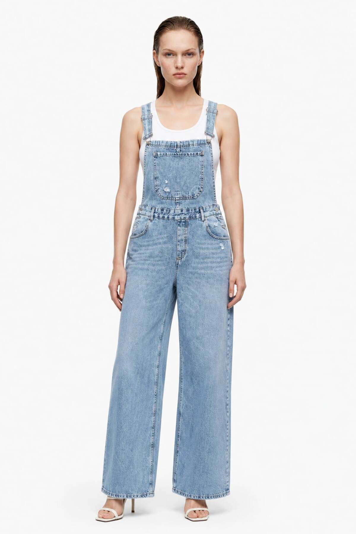 Askılı Wide Leg Denim TULUM