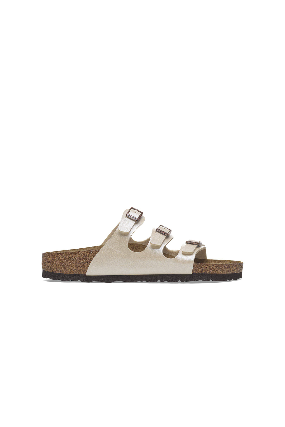 دمپایی زنانه/دخترانه ۱۰۲۹۸۱۸ FLORIDA BF GRACEFUL سفید مرواریدی بیرکن استاک دمپایی Birkenstock