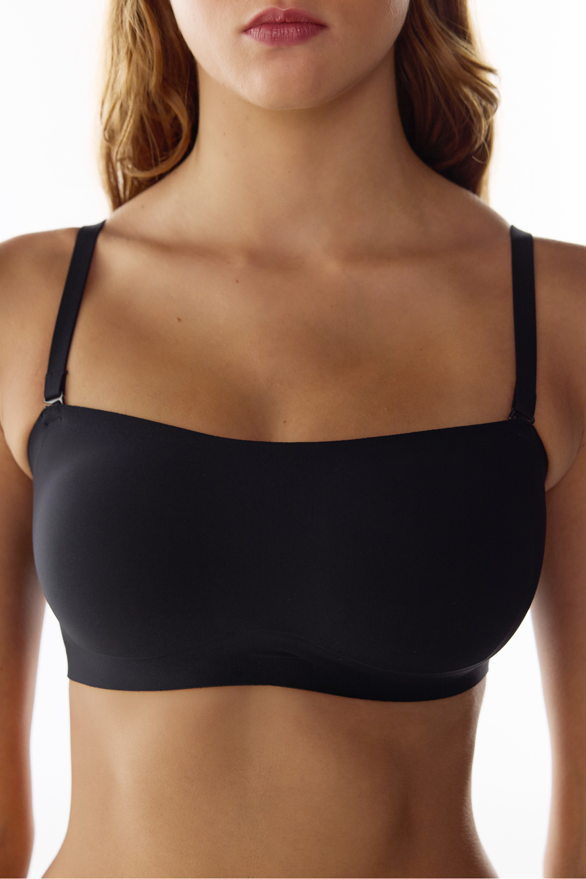 Penti Siyah Invisible Bandeau Straplez Sütyen görsel 4