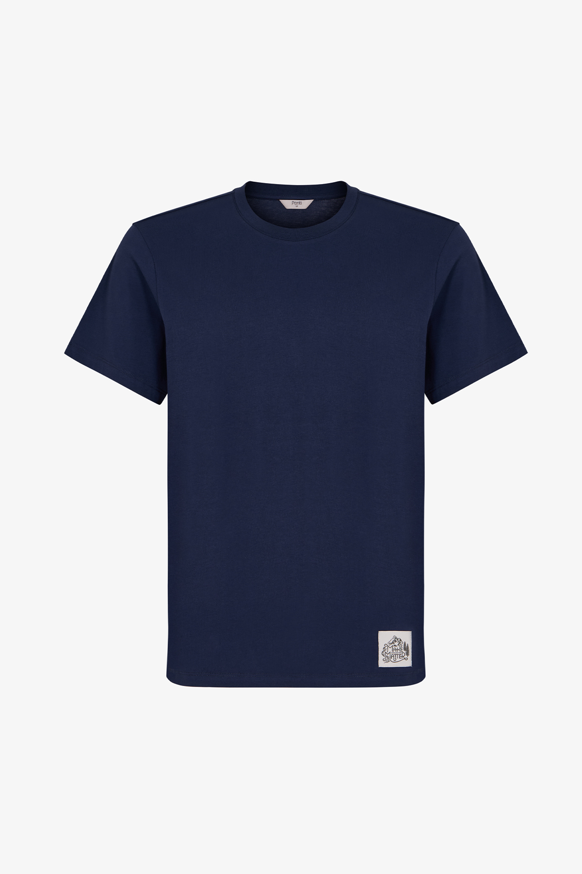 Penti Erkek Lacivert Midnight Forest Pantolon Kısa Kollu Pijama Takımı görsel 2