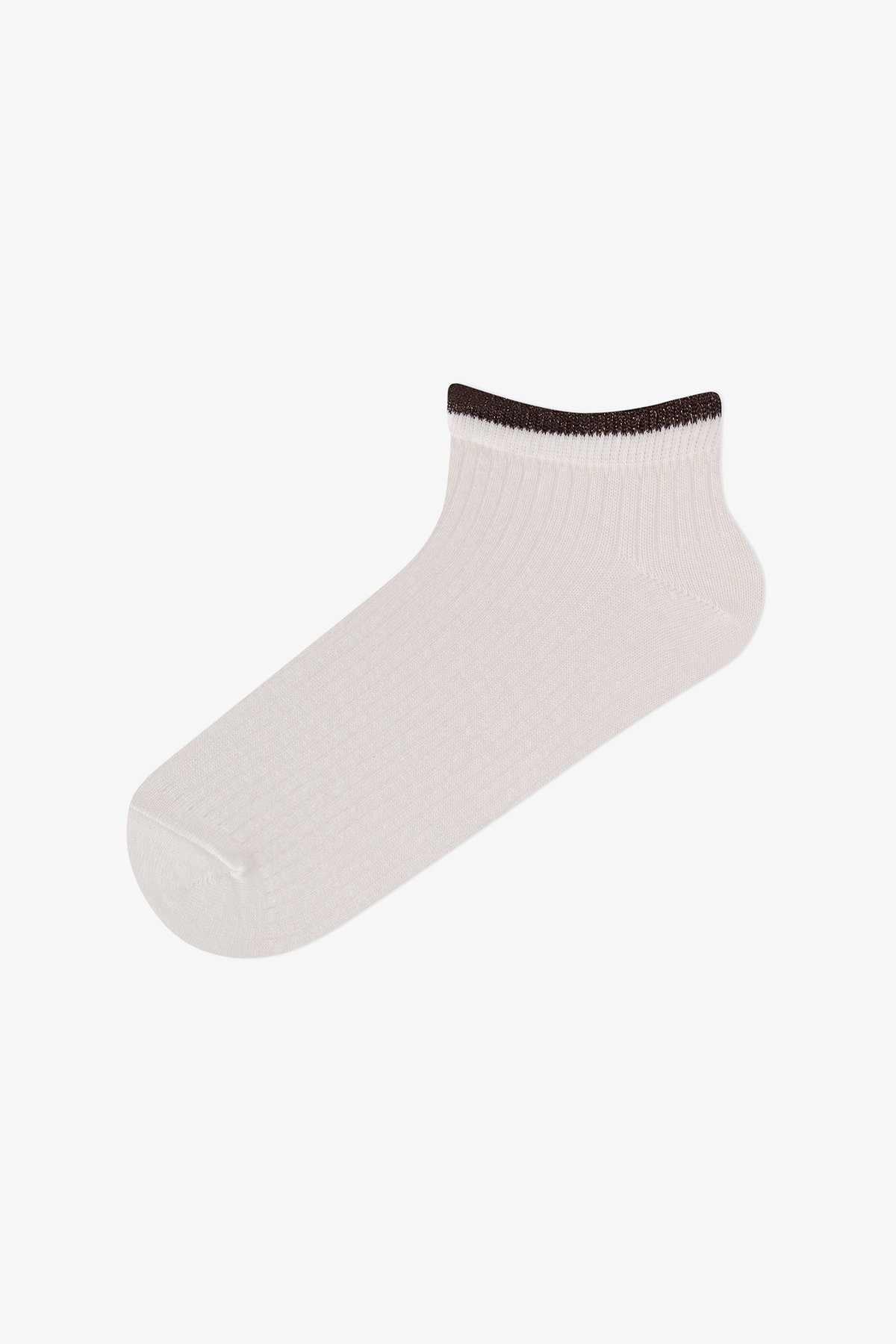 Penti Marsmelov Shimmer Ankle Pamuklu Simli 5 Çift Patik Çorap görsel 4