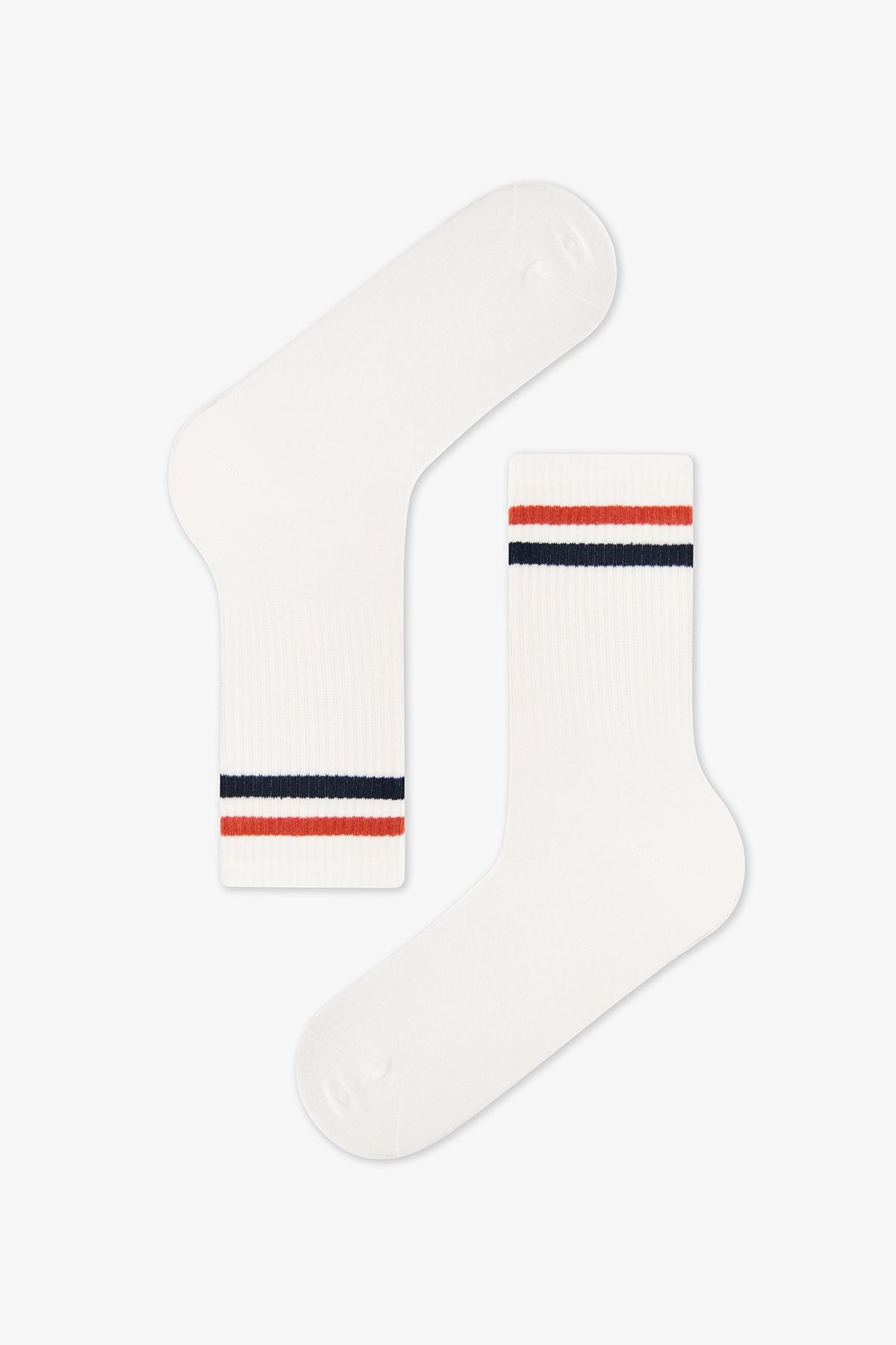 Penti Erkek Ocean Guard Çizgili 2 Çift Soket Çorap görsel 2