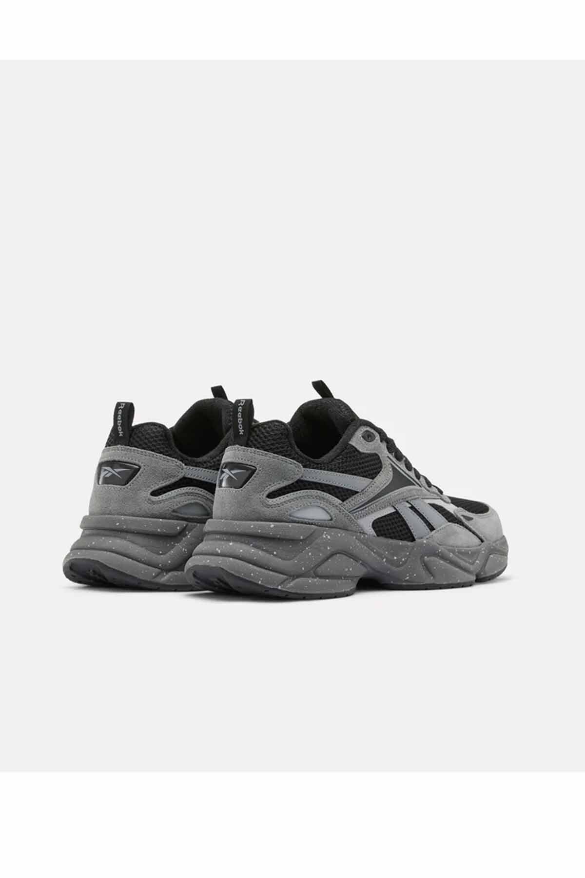Reebok Charge Run Erkek Sneaker Gri Siyah Günlük Spor Ayakkabı Kalın Taban File Detaylı görsel 5