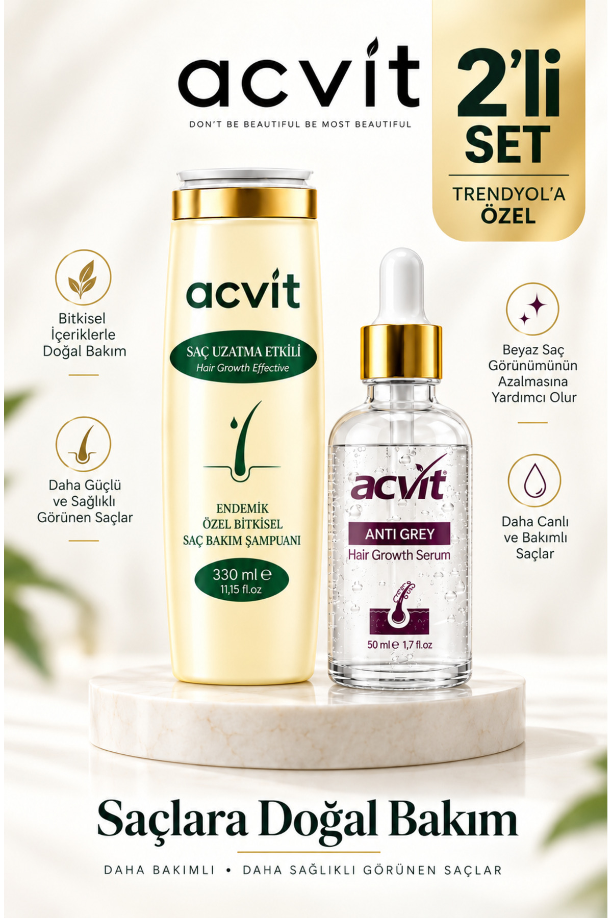 Genel Markalar ACVİT Growth Duo – Güçlü Saç Bakım Seti — growthduo