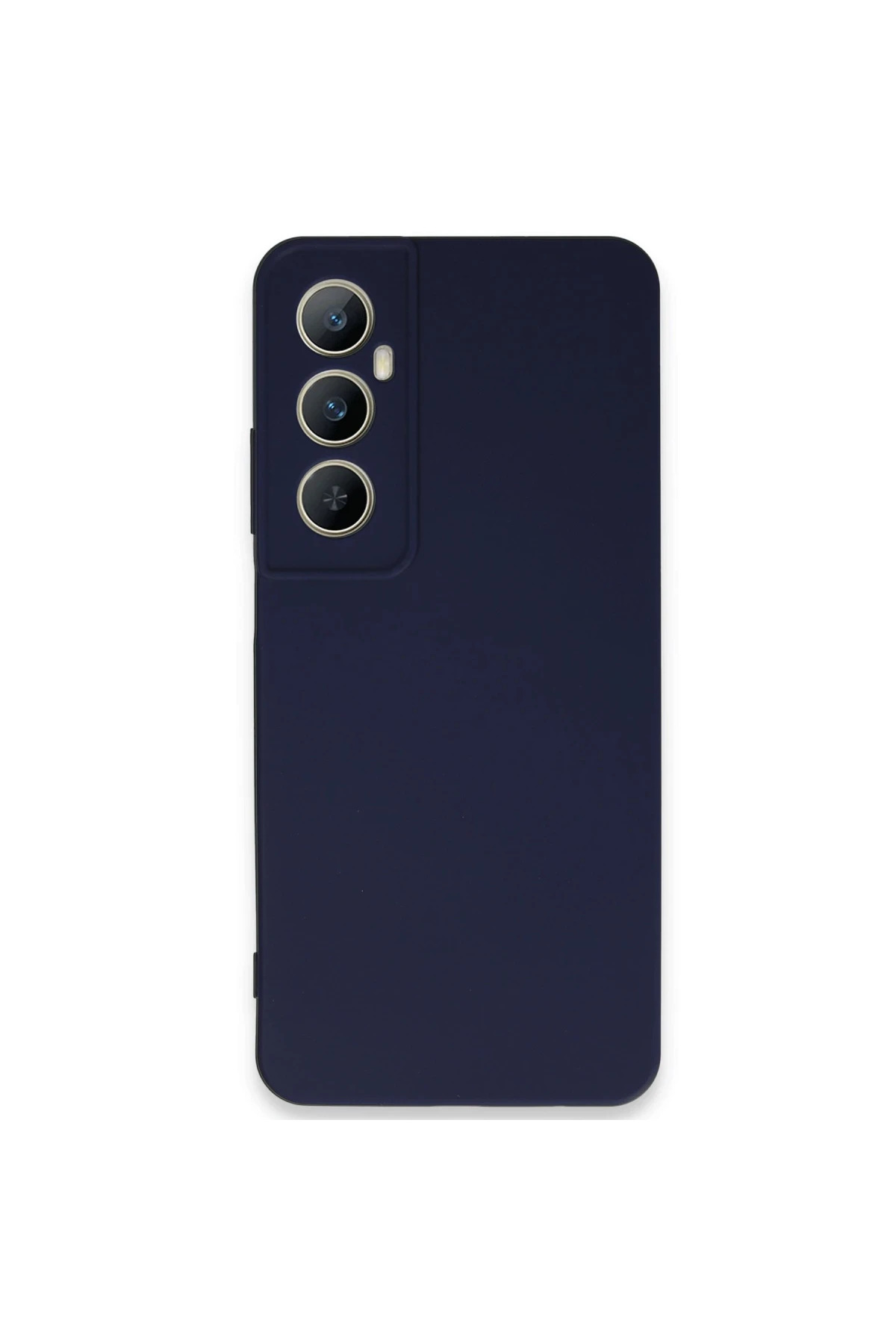 Realme c65 kilif first silikon lacivert