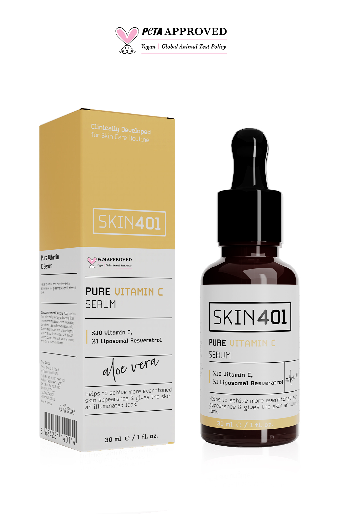 Cilt Aydınlatmaya Yardımcı Serum Seti — Skin401-115 — تصویر 5 از 5