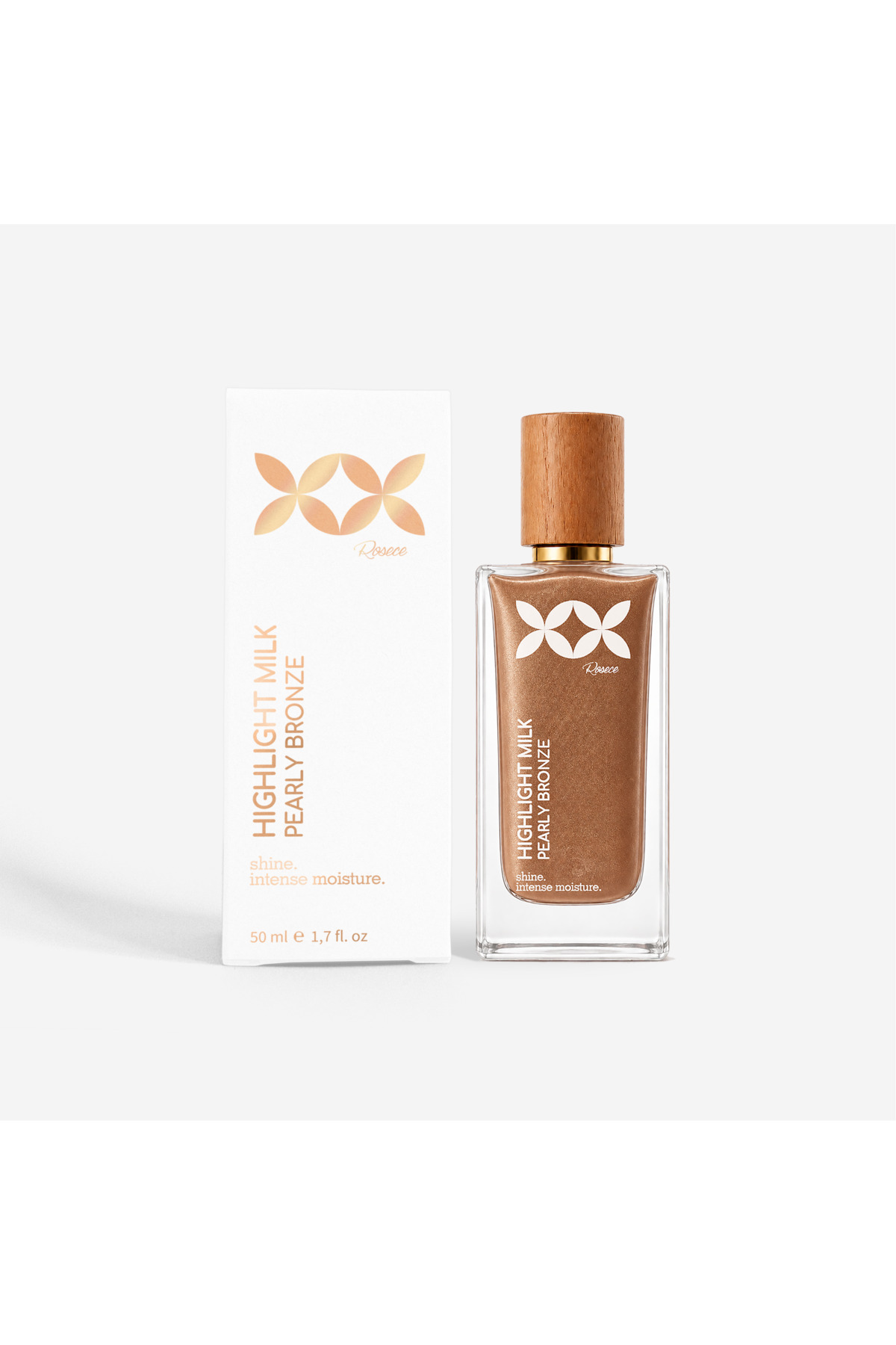 XX Highlight Milk Pearly Bronze / Inci Işıltısı / Yoğun Nem Makyaj Bazı Cam Cilt Serum — قهوه‌ای XX03 — تصویر 2 از 8