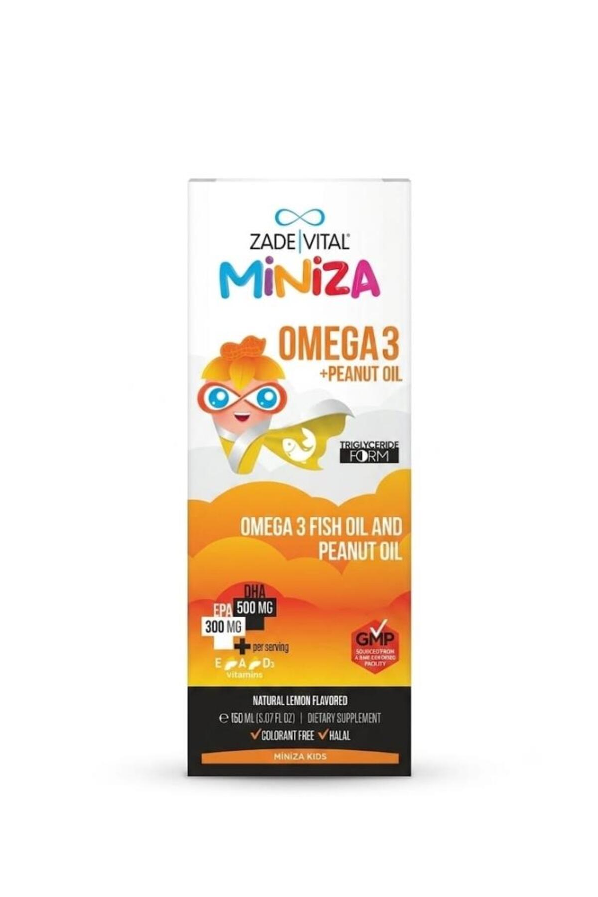Zade Vital Miniza Omega 3 + Yer Fıstığı 150 ML - Fiyatı