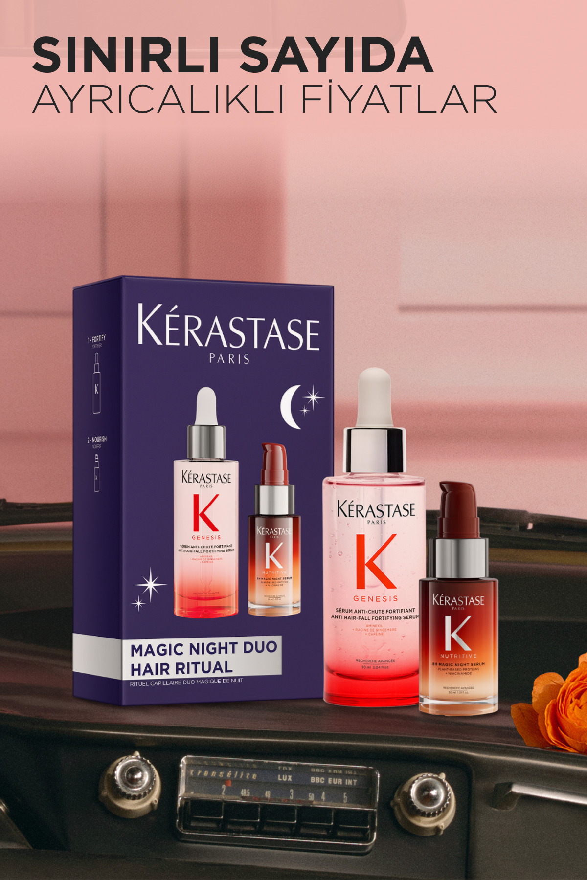 Genesis & Nutritive Magic Night Duo Saç Bakım Seti 120ml — K HERO DUO EU SET — تصویر 6 از 9