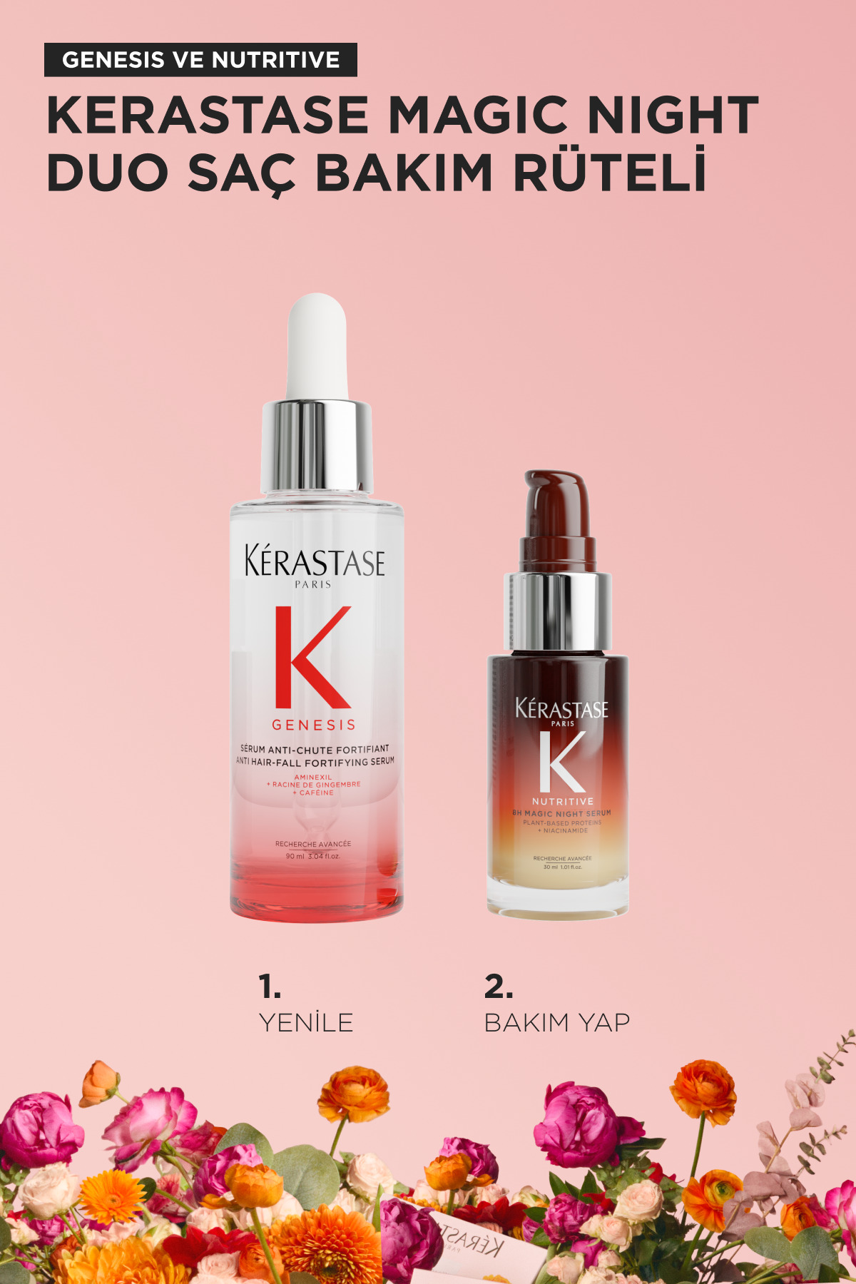 Genesis & Nutritive Magic Night Duo Saç Bakım Seti 120ml — K HERO DUO EU SET — تصویر 7 از 9