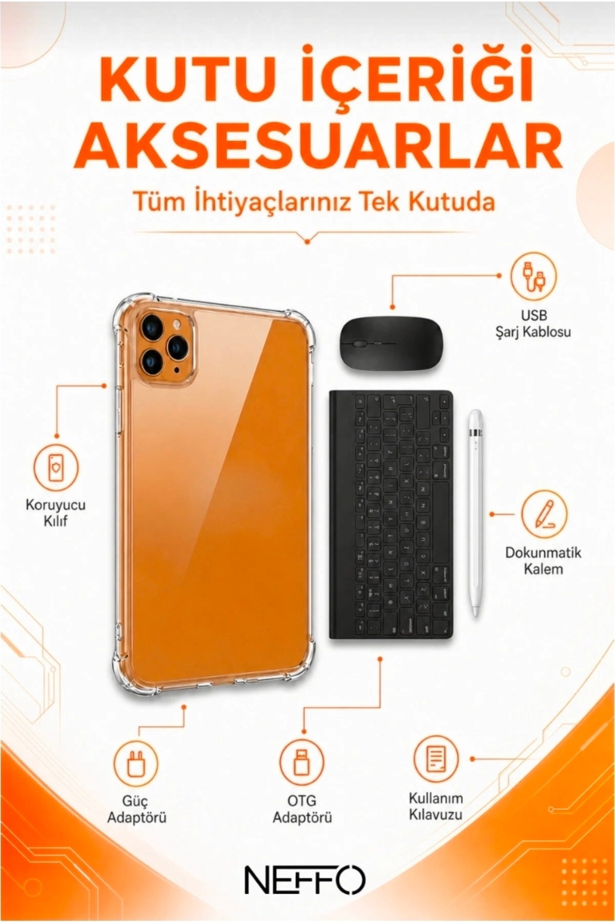 VELLİNE 17 Pro Max 10.1 inç FHD Tablet IPS Ekran Klavye Mouse Kalem Seti Android Hızlı Şarjlı Çok Renkli