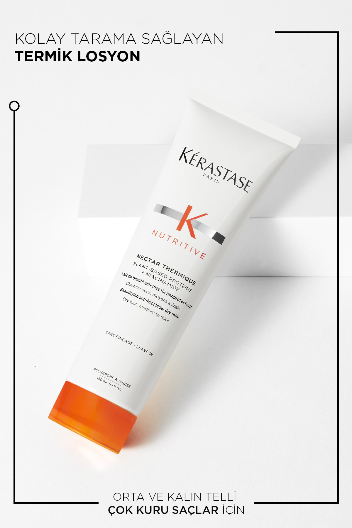 Nutritive Nectar Thermique Elektriklenme Önleyici Termik Saç Sütü 150ml — ISI İLEŞEKİLLENDİRMEYE KARŞI523S5-6 — تصویر 3 از 8