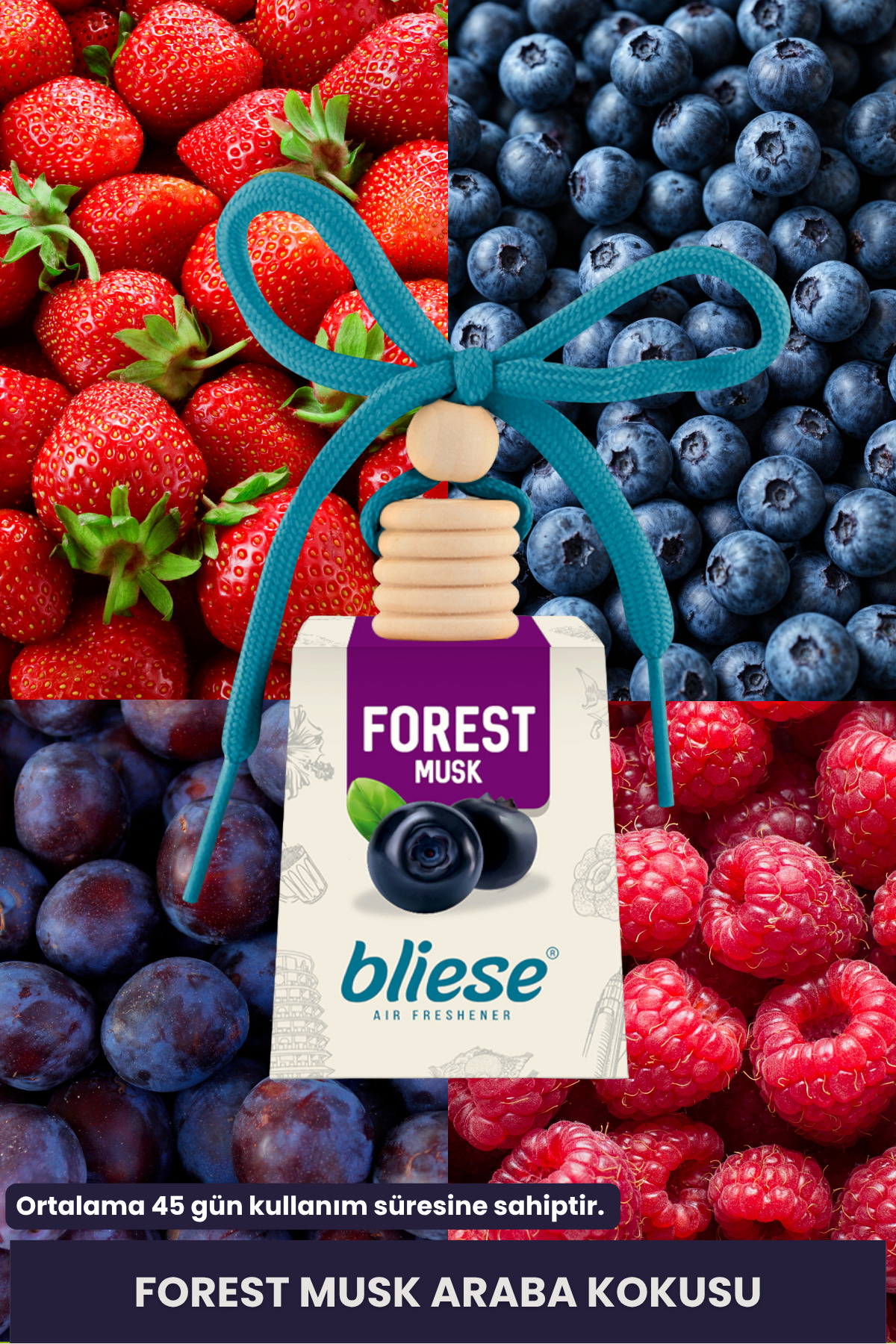 Forest Musk Orman Meyveli Oda Ve Oto Araç Kokusu, Araba Kokusu, Oto Kokusu