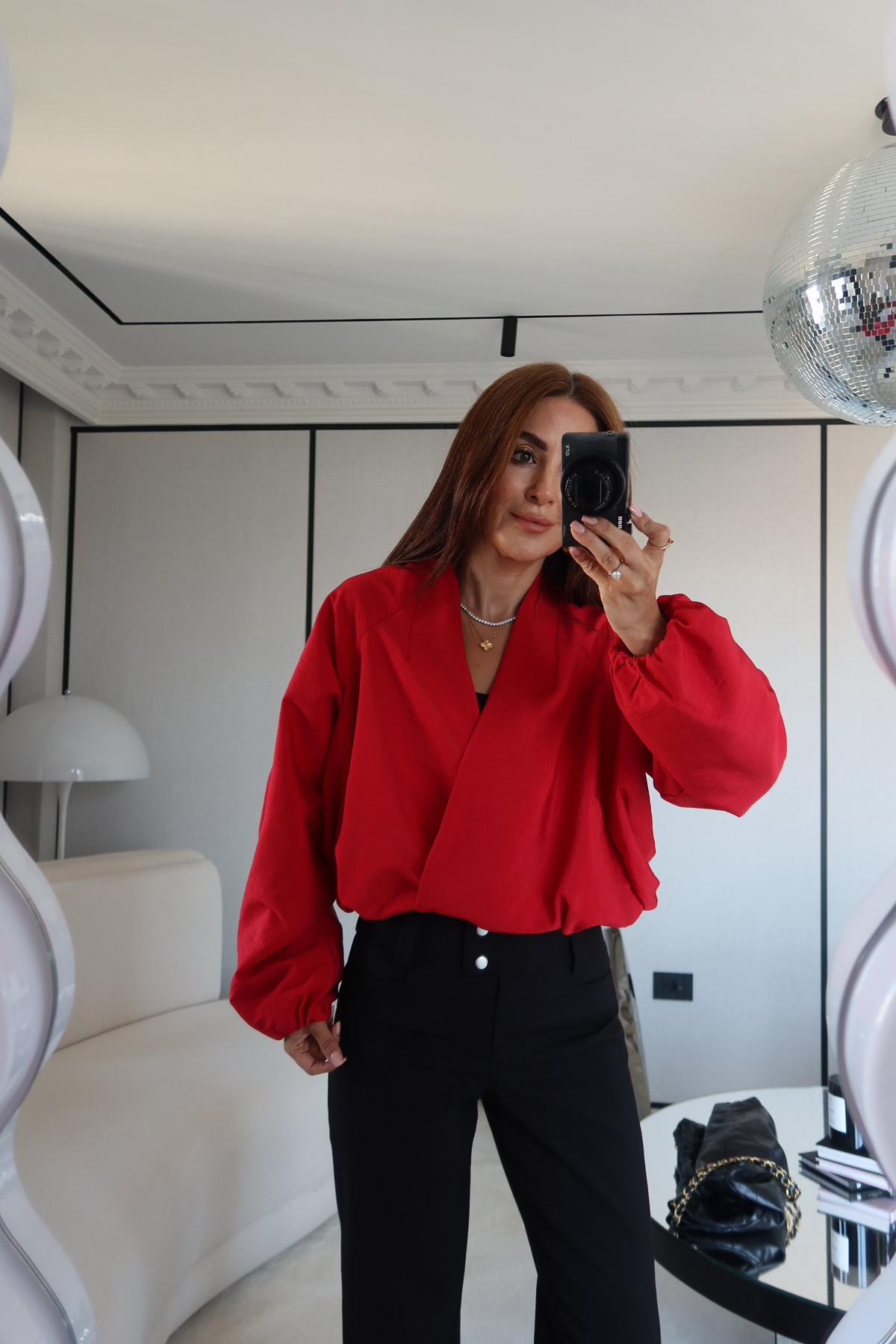Özge Özgenç Kruvaze Bomber Ceket görsel 2