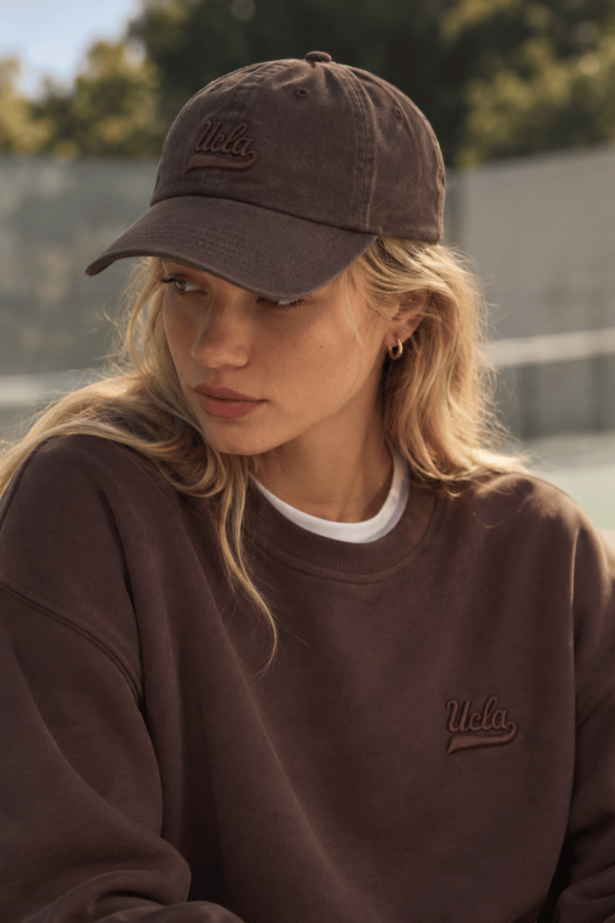 UCLA FORTUNO Kahve Baseball Cap Nakışlı - Unisex Şapka