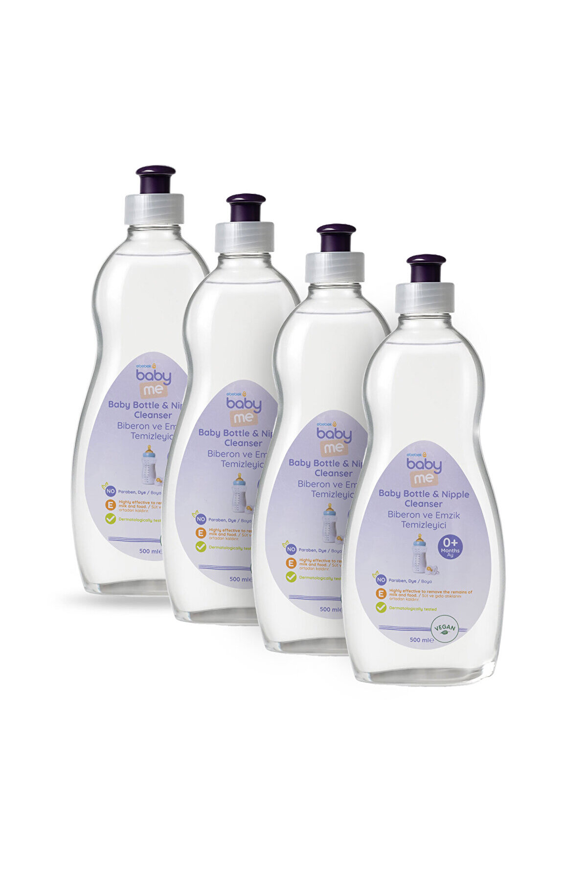 Baby&Me baby me Likit Emzik Biberon Temizleyici 4x500ml