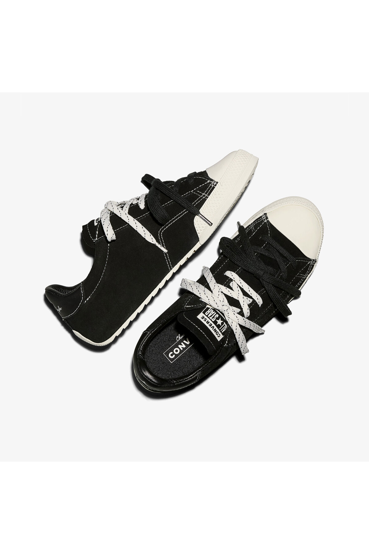 Converse Chuck Taylor LO Unisex Siyah Süet Sneaker görsel 5