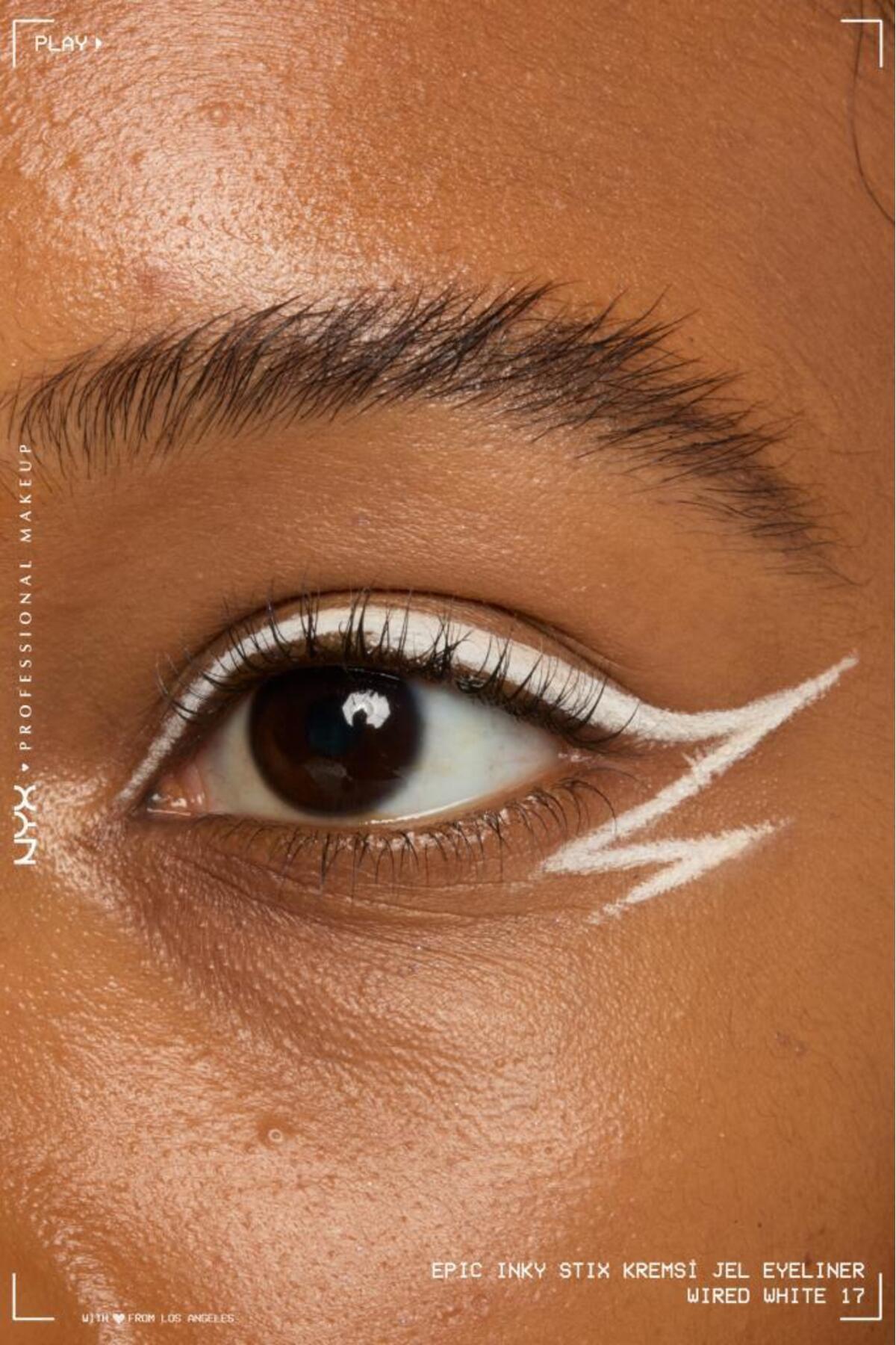 Epic Inky Stix Kremsi Jel Eyeliner - 17 Wired White — سفید NYXEPICINKYSTX — تصویر 4 از 9