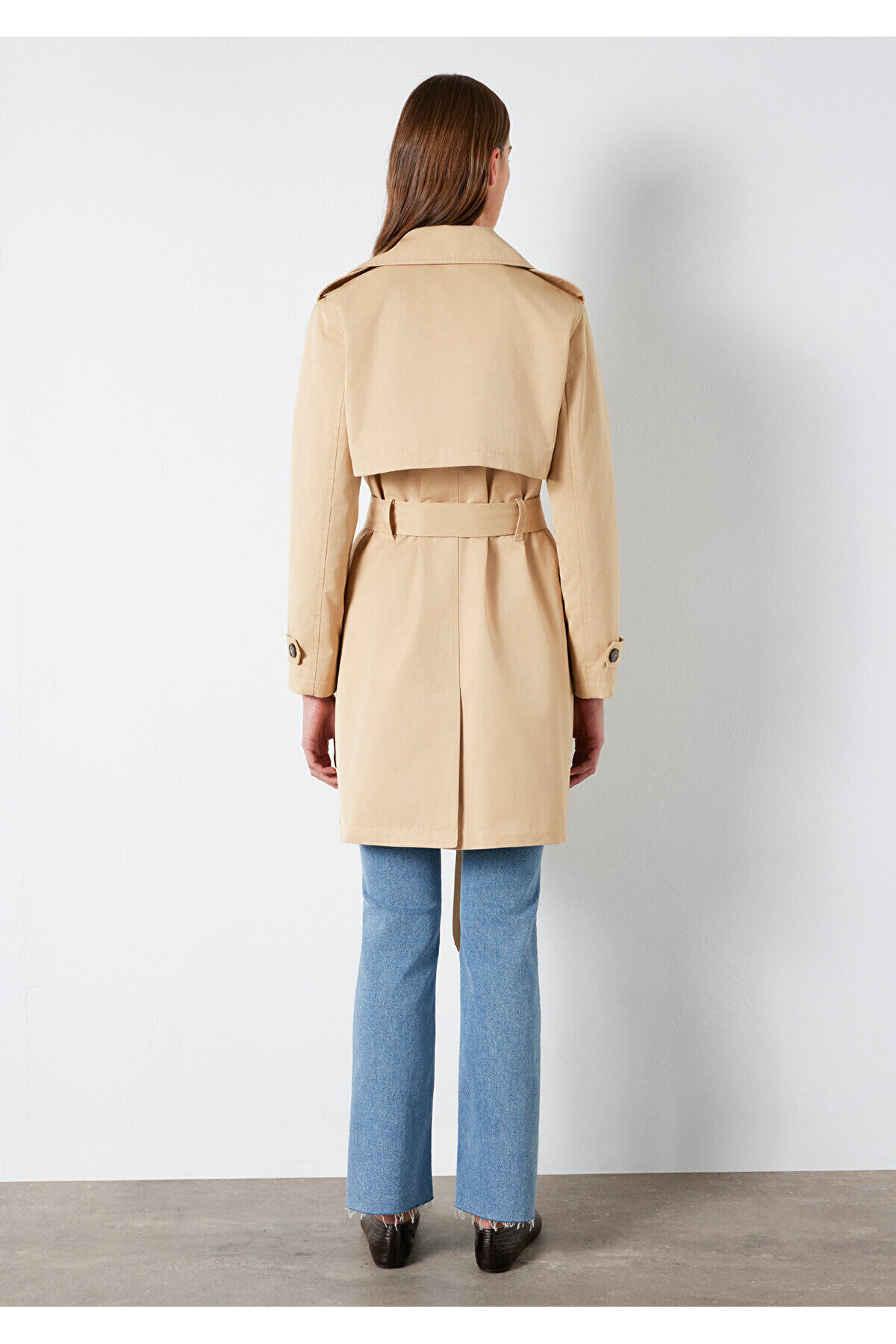 Mavi KADIN TRENCHCOAT Curd and Whey görsel 6