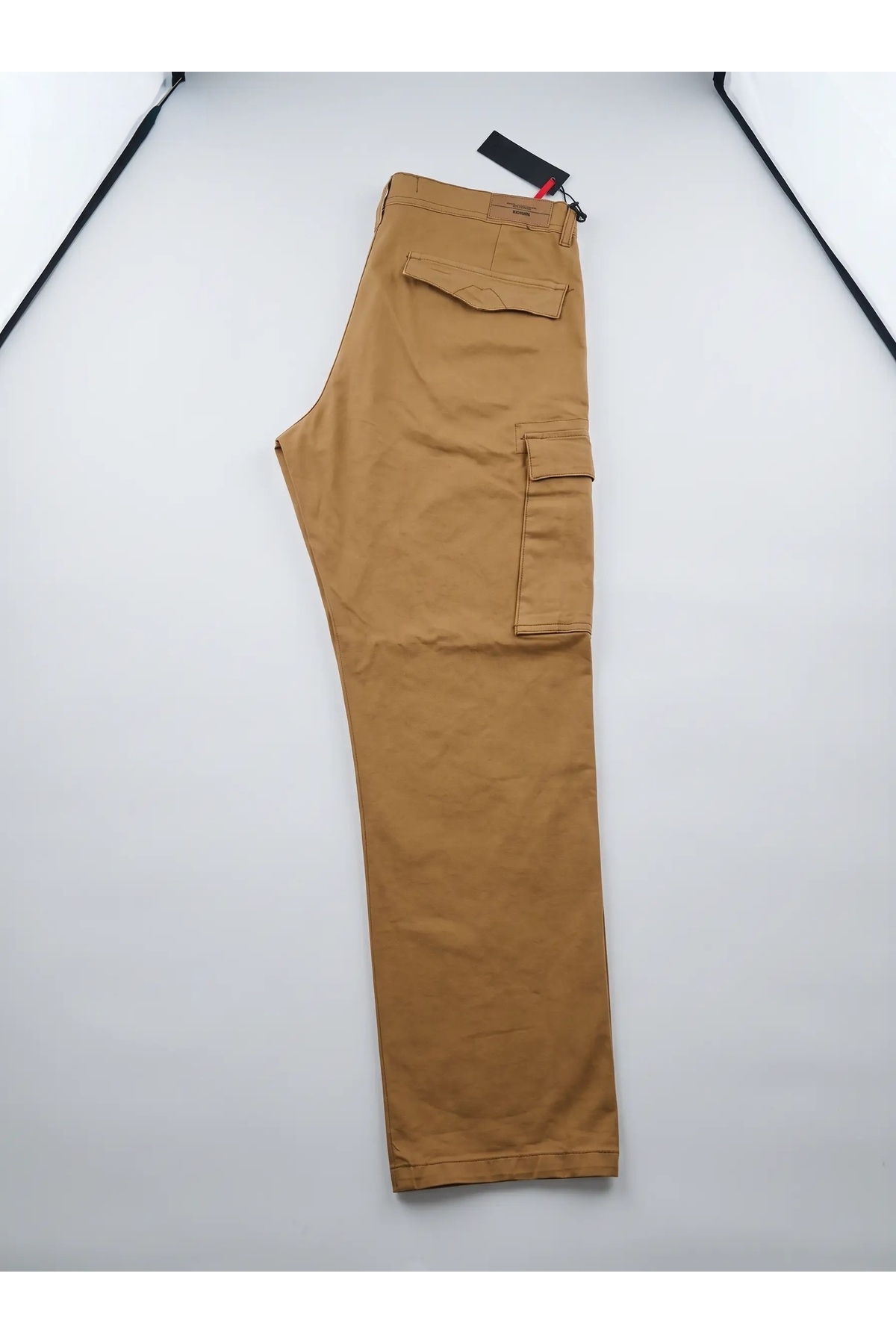 Klasik kesim spor model pile detaylı mevsimlik kumaş dar paça pantolon — طلایی TYC9CB96229BEDC30D9EC9500 — تصویر 3 از 3