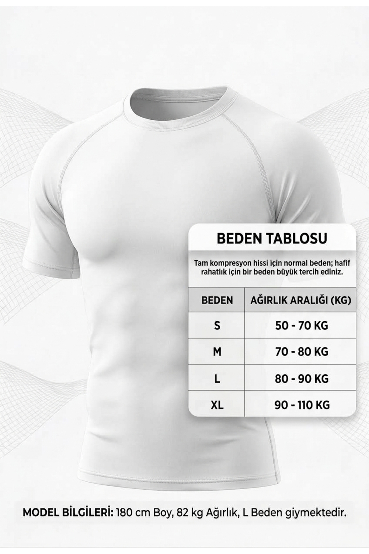 Sapevr Erkek Premium Compression Spor Tişörtü - Hızlı Kuruyan Gym & Fitness Body Tişört ( Raglan Dikişli ) görsel 5