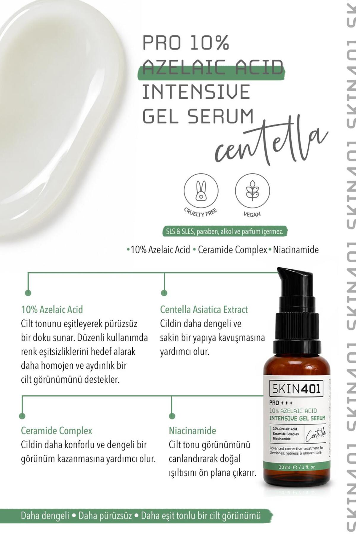 PRO %10 Azelaik Asit Yoğun Bakım Jel Serum 30 ml | Leke ve Kızarıklık Karşıtı, Akneye Eğilimli Ciltler İçin — TYCEAD454DAEC7E51A99E8900 — تصویر 4 از 5