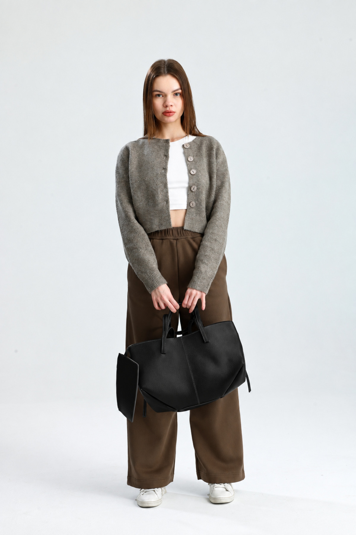 Çantacımstore Kadın Cyme Big Pinterest Çanta Siyah-2 (BÜYÜK BOY) görsel 6