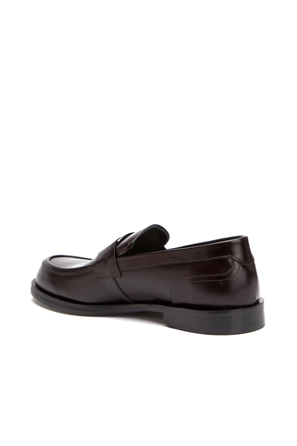 George Hogg Bordo Toka Detaylı Erkek Deri Loafer görsel 3