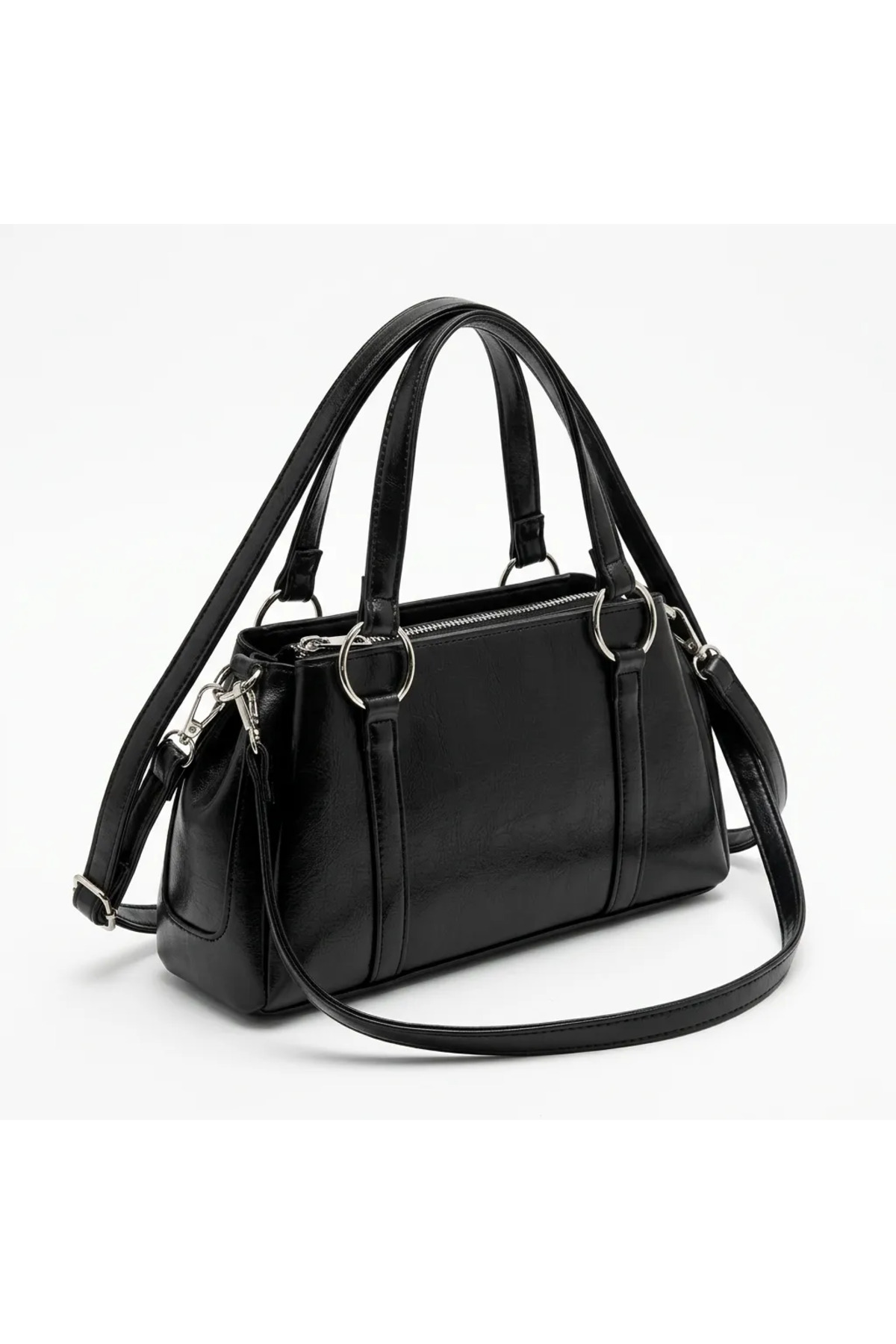 MissBag Çanta Aksesuar MİSSBAG Siyah Kol Çantası görsel 2