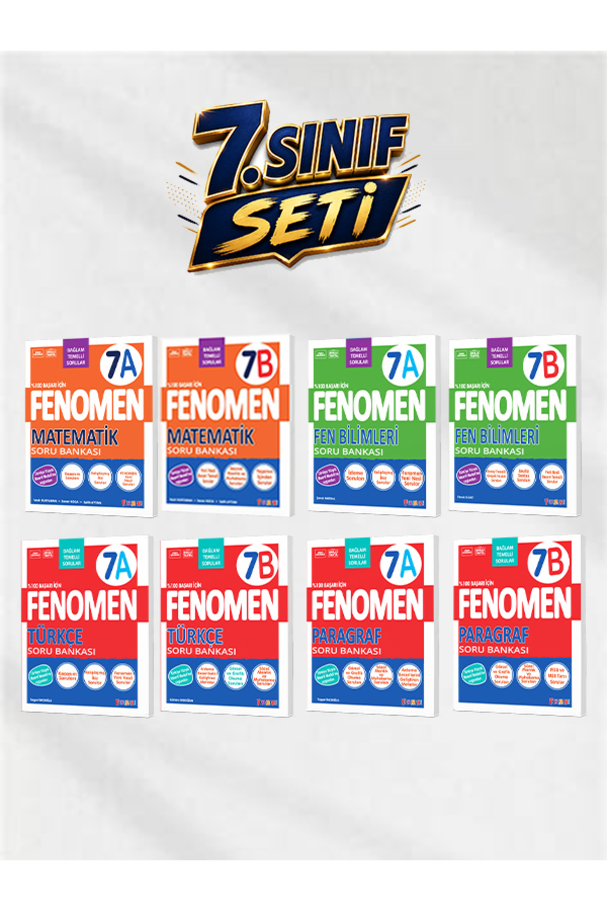 Fenomen Yayıncılık Fenomen Okul 7. Sınıf Matematik Fen Türkçe