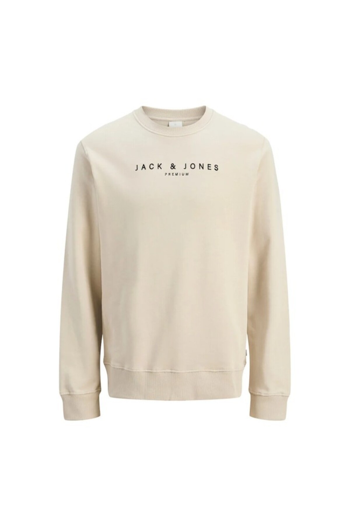سویشرت مردانه نقره‌ای خاکستری یقه گرد JprCcJayson کد 12283436 جک اند جونز سویشرت Jack & Jones