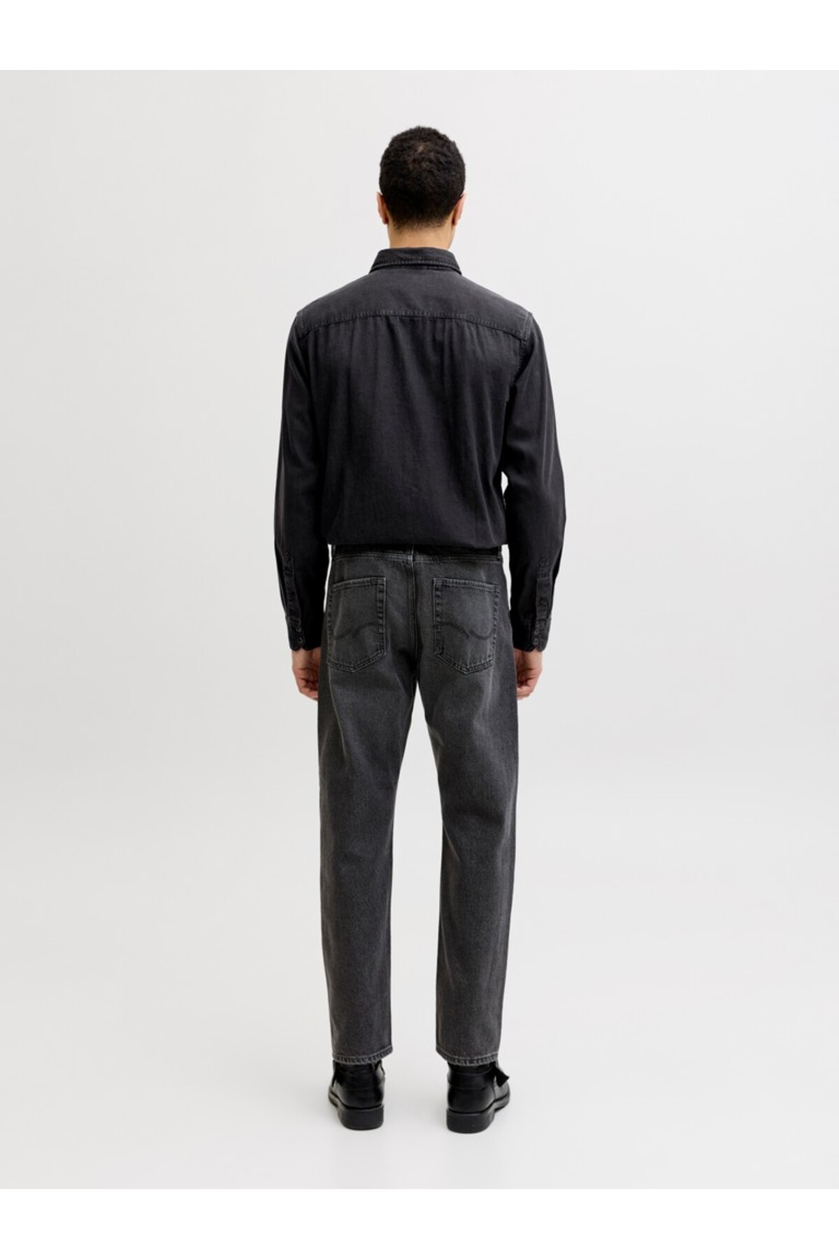 Jack & Jones JJESHERIDAN SHIRT L/S NOOS Black görsel 4