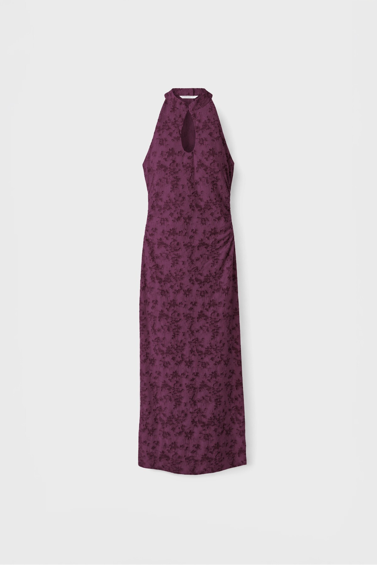 Stradivarius Jakarlı midi elbise görsel 6