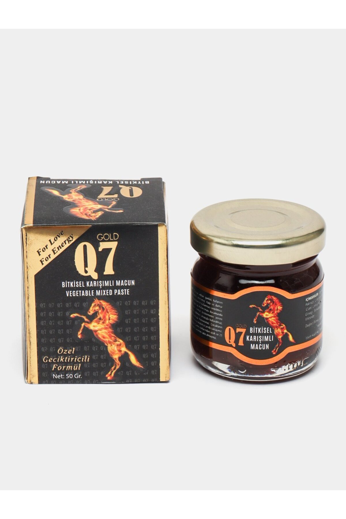 GOLD Q7 50gr Bitkisel Macun 24 saat etkili epimedium macun. — q7-8692621810018 — تصویر 2 از 3