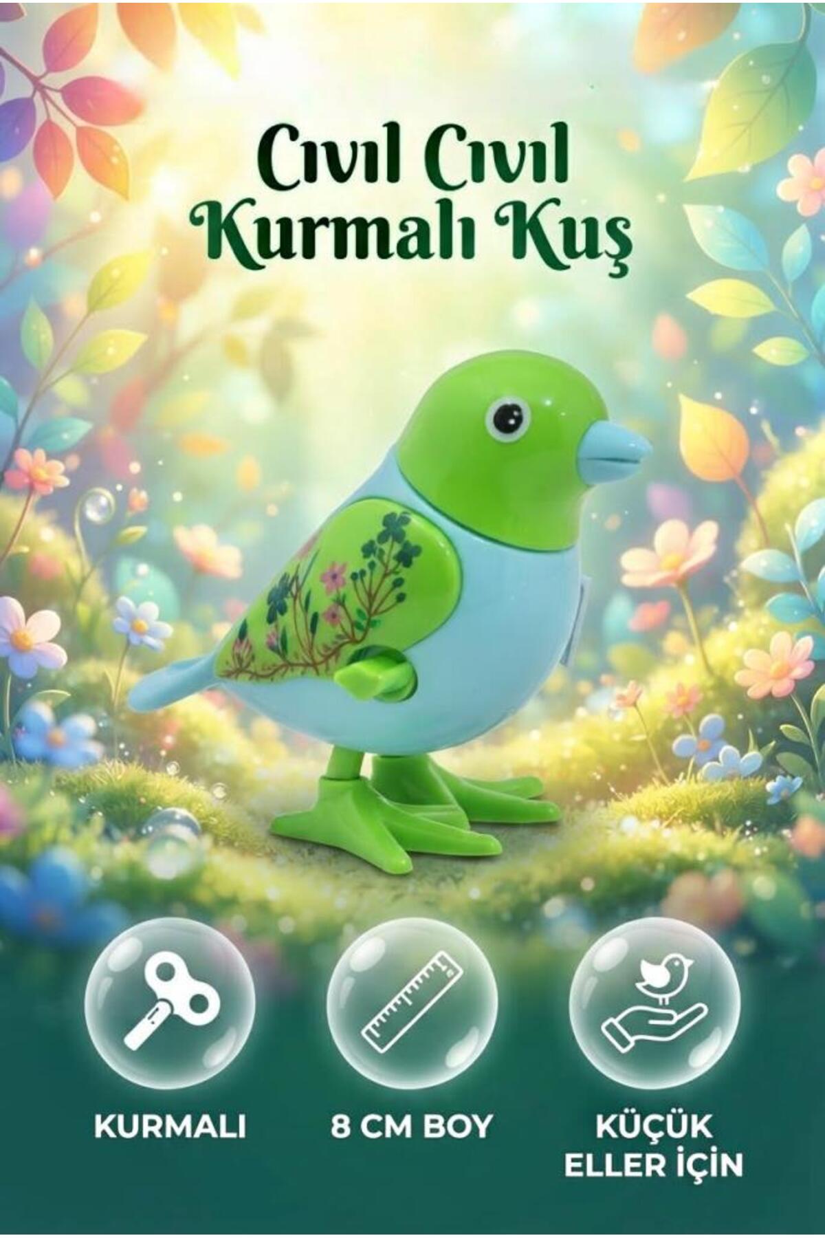 Tıfıl Toys Kurmalıgiller Zıplayan Hareketli Kurmalı 8 CM