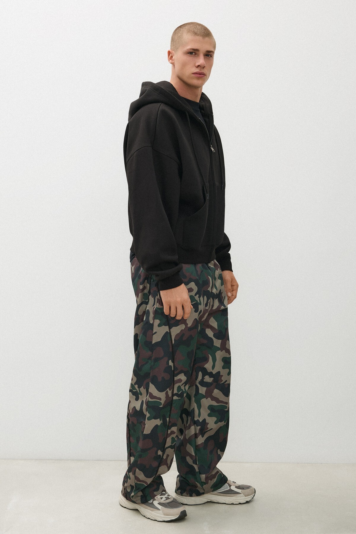 Baggy fit teknik pantolon