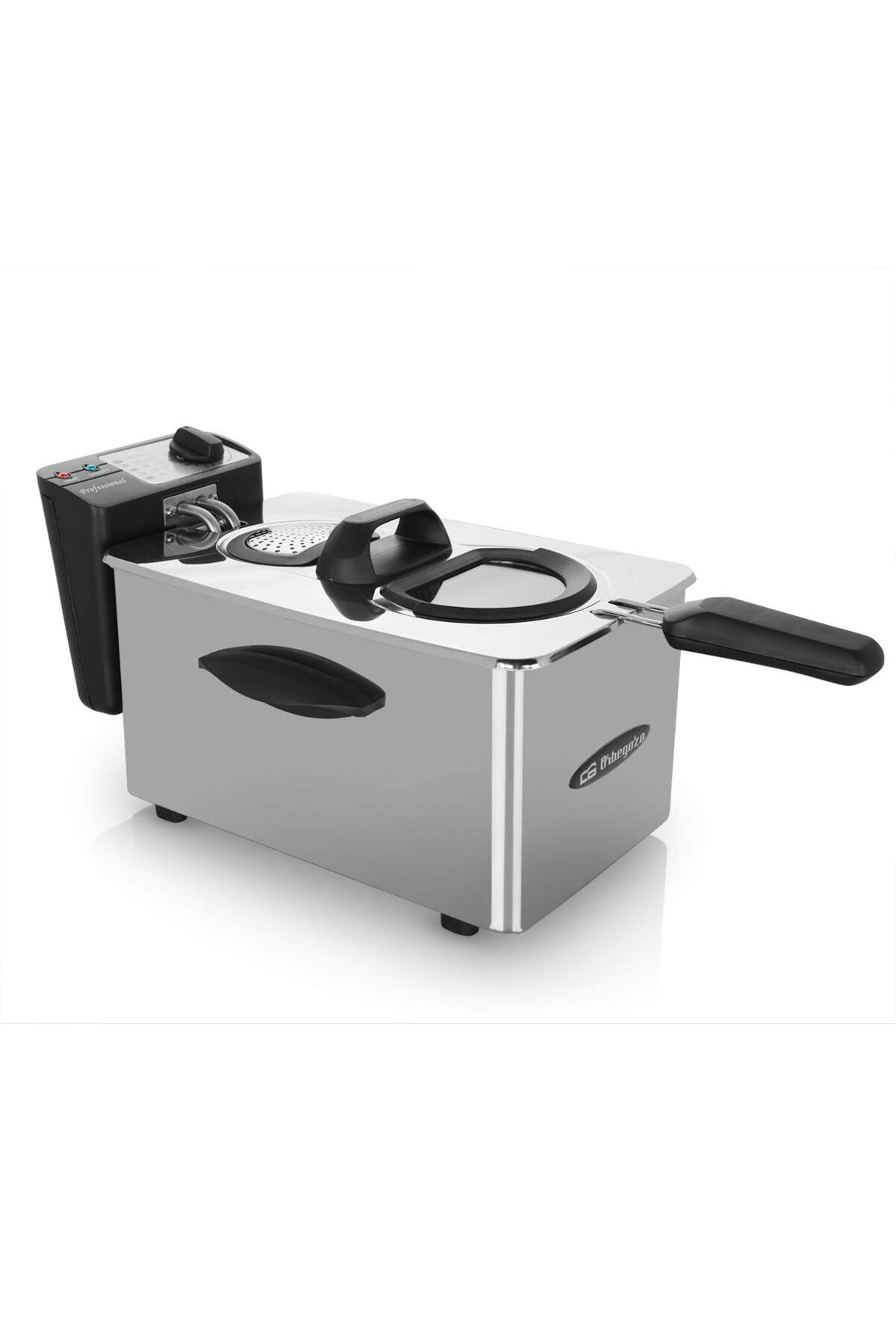 ORBEGOZO FDR 45 - fritöz (4l, tekli, paslanmaz çelik, 2000W, 230V, 50 Hz) Airfryer