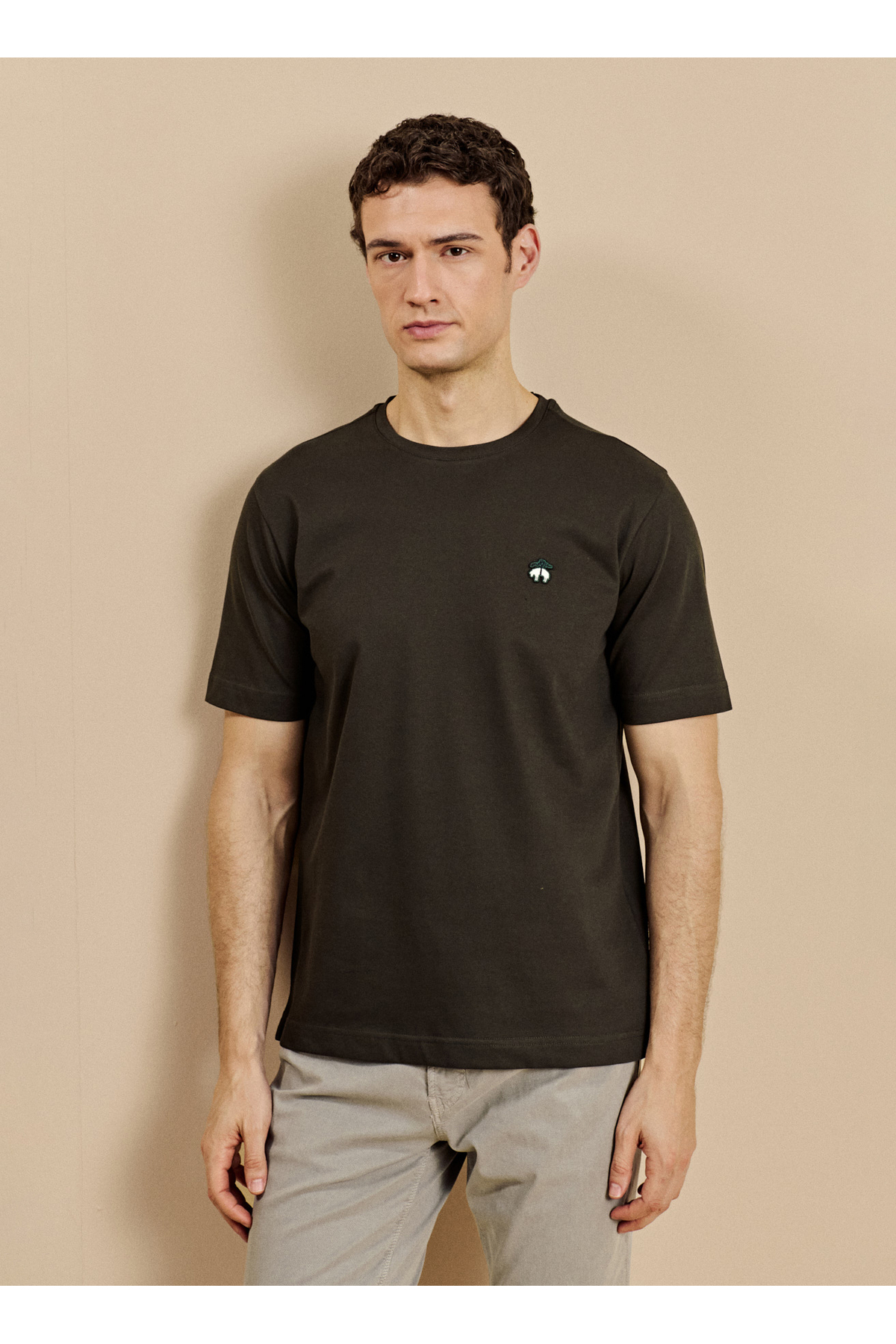 BROOKS BROTHERS T-Shirt, 2XL, Koyu Yeşil - Fiyatı