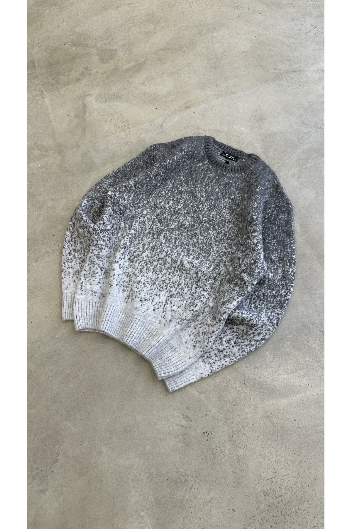 ژاکت بافتنی نرم Unisex Oversize Anthracite — خاکستری TRK-001-SYH — تصویر 3 از 4