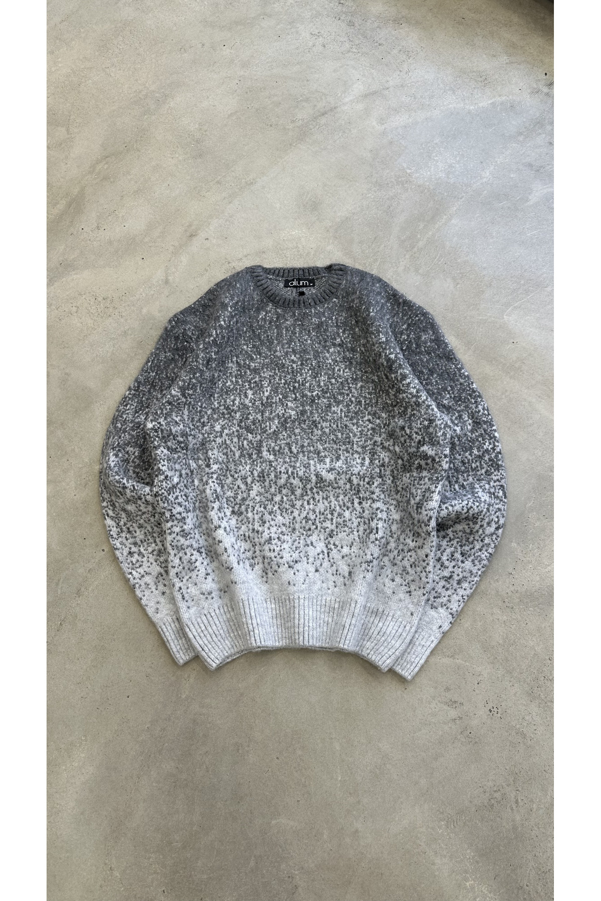 ژاکت بافتنی نرم Unisex Oversize Anthracite — خاکستری TRK-001-SYH — تصویر 2 از 4