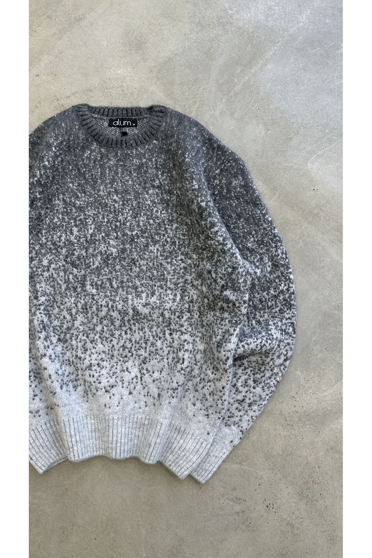 ژاکت بافتنی نرم Unisex Oversize Anthracite — خاکستری TRK-001-SYH — تصویر 4 از 4