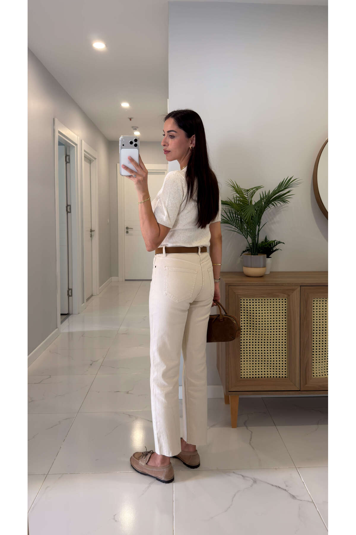 Ria Bej Kesik Paça Boy Fit Jean 3