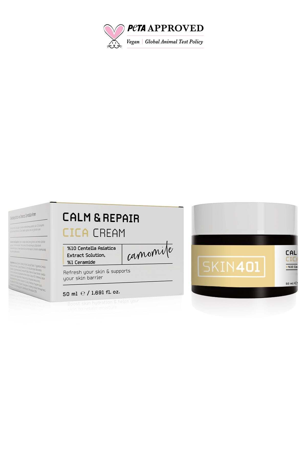 Kızarıklık Görünümü ve Bariyer Destek Bakım Rutini – %5 Azelaik Asit & Cica Centella — Skin401-211 — تصویر 5 از 5